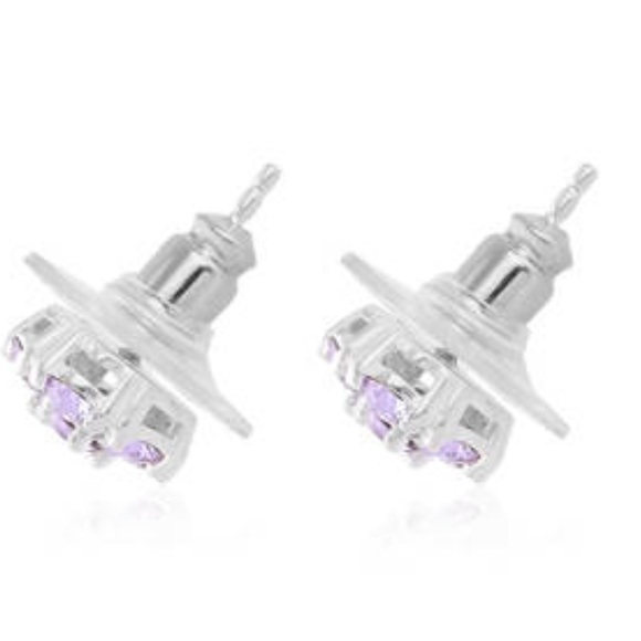 💜Swarovski Violet Crystal Earrings💜 - Picture 13 of 14